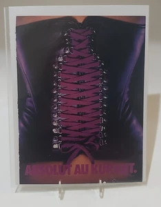 Corsé púrpura anuncio revista vodka Absolute Au Kurant - Imagen 1 de 6