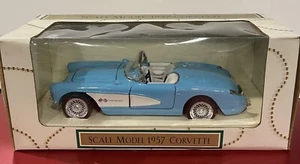 1957 Blue Corvette Car, Doors & hood Open,Dayton Hudson 1:24 Scale Model Diecast - Picture 1 of 5
