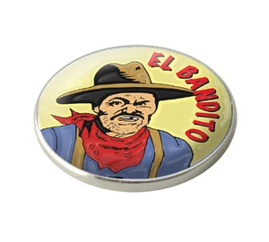 ASBRI EL BANDITO GOLF BALL MARKER - Picture 1 of 1