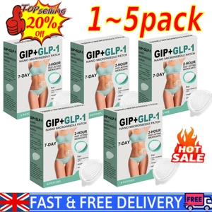 1-5X Nano Micro-needle Patch -GIP-GLP-1 Patch-Unisex Slimming Microneedle Patch, - Picture 1 of 17