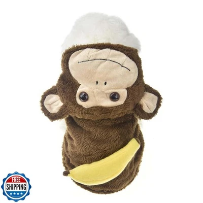 Monkey Halloween Costume Outfits for Small Dog Funny Pet Coat Jacket Clothes  - Image 1 of 4