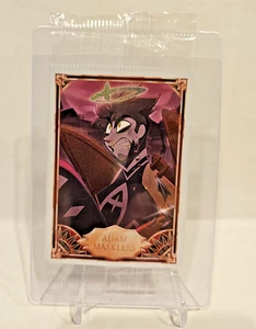 Tarjeta coleccionable Hazbin Hotel - Adam Maskless - Foil Promo PR07 ERROR DE CRIMPADO - SELLADA - Imagen 1 de 4