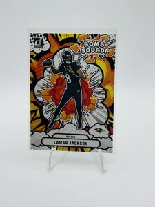 2025 Donruss Lamar Jackson BOMB SQUAD #BS-LJN Baltimore Ravens - Bild 1 von 2