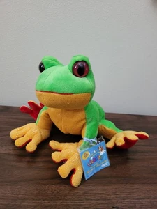 Ganz Webkinz Tree Frog Plush Toy HM109 Sealed Code Tag NWT Stuffed Animal Green - Picture 1 of 6