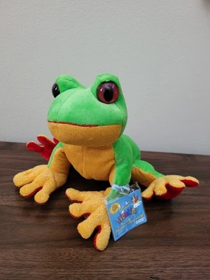 Ganz Webkinz Tree Frog Plush Toy HM109 Sealed Code Tag NWT Stuffed Animal Green - Image 1 of 4
