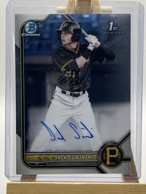 Jack Suwinski 2022 1st Bowman Chrome Prospect Autographs #CPA-JS Auto Pirates - Image 1 of 2