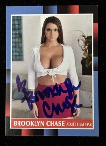 Tarjeta coleccionable personalizada firmada por Brooklyn Chase BAS Beckett Witness certificado de autenticidad autógrafo - Imagen 1 de 2