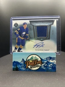 2022-23 UD Ultimate Collection Material Signatures Jersey Peyton Krebs /99 - Bild 1 von 2