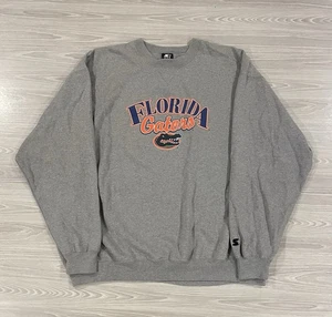 Suéter de fútbol americano gris vintage Starter Florida Gators NCAA para hombre talla 3XL - Imagen 1 de 5