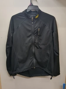 Klim Jacket Mens Large Black Full Zip Mock Neck Motorcycle Pockets Logo Outdoor - Picture 1 of 13