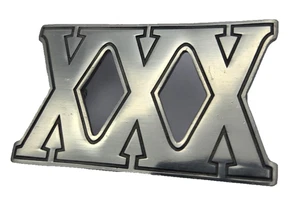 Triple X 2001 Great American Pewter XXX Vintage Hebilla de cinturón 4608 - Imagen 1 de 6