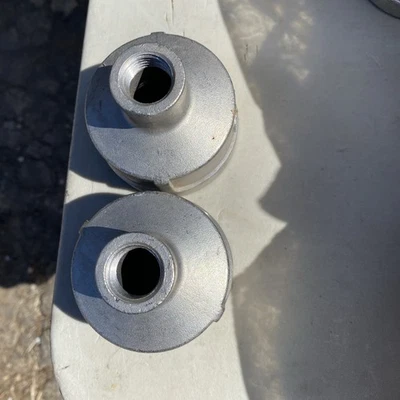 2" X 1/2" 150 Female NPT Bell Reducer Coupling 304 Stainless  lot of 2 - Image 1 of 2