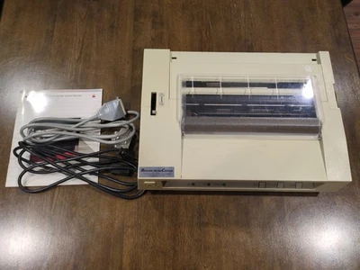 Vintage 1983 Apple Computer Dot Matrix Printer 9 Pin Model A2M0058 Powers On - Image 1 of 4