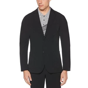 NEW Perry Ellis Vital Perry Jacket Long Sleeve Black Mens Big & Tall 48xREG - Picture 1 of 12