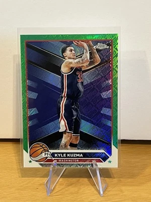 2023-24 Topps Chrome - Kyle Kuzma #139 Green Refractor - Image 1 of 2