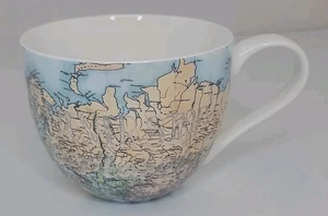 PORTABELLO BY DESIGN "Never Stop Exploring" großer 18+ Unzen Bone China Becher - Bild 1 von 9
