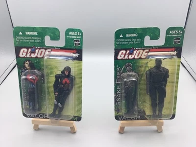 Figura Hasbro 2004 GI Joe Valor vs Venom Snake Eyes and Baroness 3,75” Foto 1 de 4
