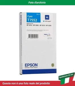 C13T755240 Epson WorkForce Pro WF-8590 Cartuccia Inchiostro Ciano - Afbeelding 1 van 4