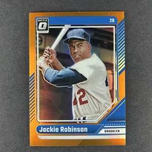 2024 Jackie Robinson Donruss Optic Orange Prizm /199 - Picture 1 of 3