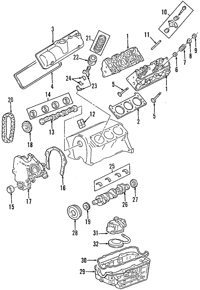 Pistón de motor GM genuino con varilla de conexión 12575630 Foto 1 de 2