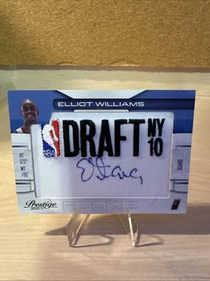 2010-11 Prestige - Nba Draft Class Elliot Williams Draft Logo Patch Auto /399  - Image 1 of 4