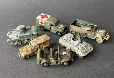 Ambulancia Johnny Lightning Corgi 1:64 Segunda Guerra Mundial Dodge WC54 57 Command M3 Stuart M8 Foto 1 de 4
