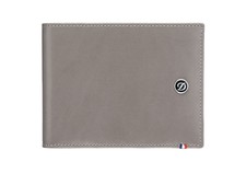 S.T. Dupont Line D Wallet, Grey, Leather, 6 Cards, 180700