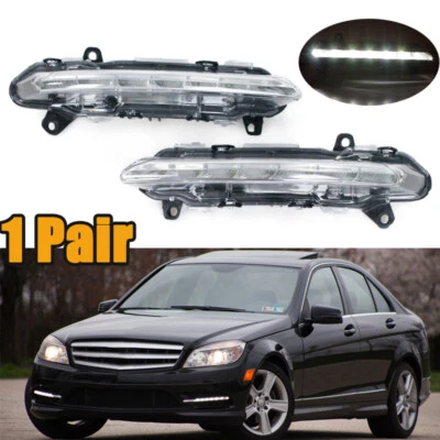 FogLamp Daytime Running For Mercedes BENZ S-Class W221 S350 S500 C300 2009-2013 Foto 1 de 4