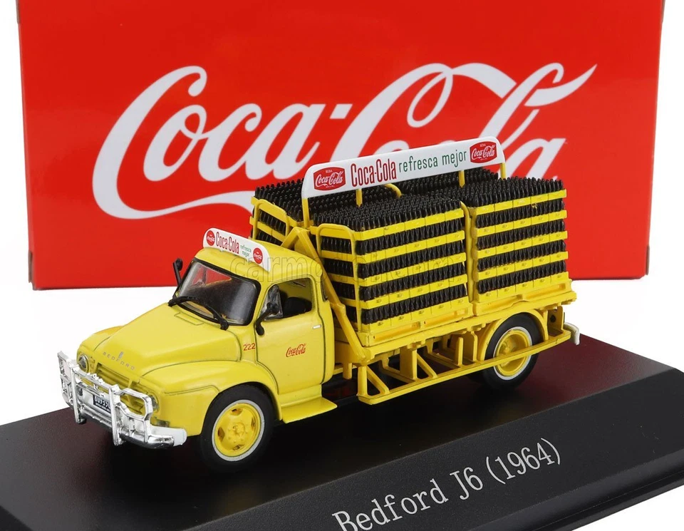 1/72 EDICOLA - BEDFORD - J6 TRUCK WITH BOTTLE COCA-COLA 1964 PLADEAGCOCCOLL001 - Immagine 1 di 1