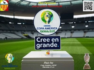 Badge Patch Copa América 2019 Fußballtrikot Brasilien, Argentinien, Uruguay, Kolumbien - Bild 1 von 5