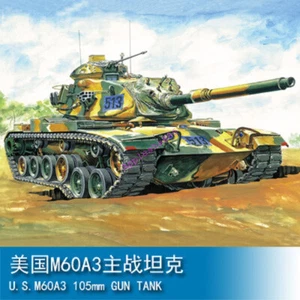 Trumpeter 80108 1/35 U.S M60A3 Armored Tank Model Building Kits - Picture 1 of 1