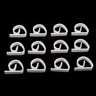12Pcs/Bag White Weights Available Covers Heart Plastic Tablecloth Weights Clips