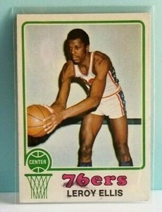1973-74 Topps Basketball #34 - Leroy Ellis - Philadelphia 76ers