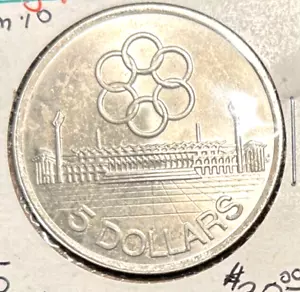 Singapore 1973 5 dollari KM 10 BU - Foto 1 di 2