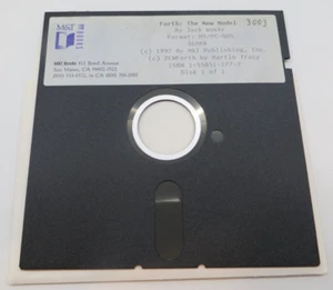Forth: The New Model by Jack Woehr 5.25" Floppy Disk MS/PC-DOS 1992 Disc - Picture 1 of 3