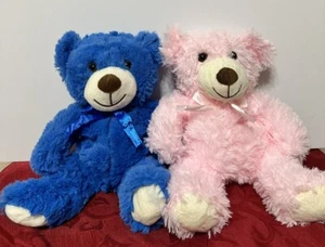 Teddy Bear Plush Set 14 Inch FREE CANDY HEARTS WITH PURCHASE - Picture 1 of 9