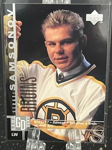 SERGEI SAMSONOV-----1998 UPPER DECK-----BOSTON BRUINS----FREE SHIPPING - Picture 1 of 2