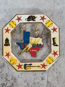Vintage 1999 Austin Texas Storm Softball Decorative Pin Back Pin - Picture 1 of 4
