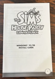 The Sims House Party Expansion Pack SOLO MANUALE - Foto 1 di 2