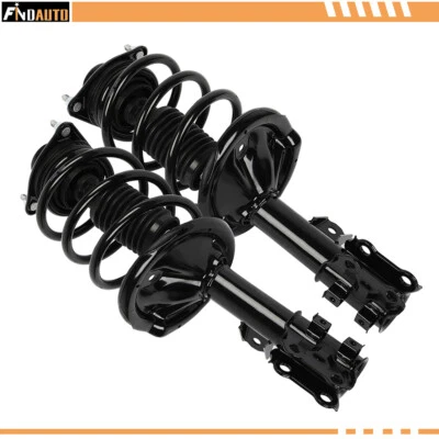 Front (2) For 2010-2013 Kia Forte Complete Struts & Shocks With Coil Springs Foto 1 de 4
