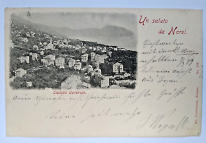Ak.: Nervi (Genua) - Widok ogólny (Veduta Generale), wysłany w 1899 roku