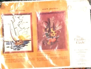 Creative Circle Crewel Embroidery Kit 1985 Wood Duck Decoy #0330 New in Pkg - Picture 1 of 4