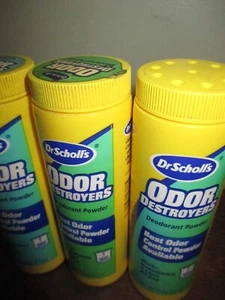 Lot of 3 rare 2002 Dr. Scholls Odor Destroyer 3.3 Oz Best Order Control powder - Bild 1 von 1