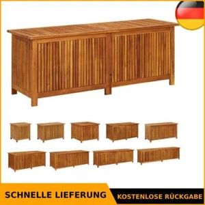 Akazie Garten Aufbewahrungsbox Auflagenbox Kissenbox mehrere Auswahl vidaXL - Bild 1 von 111