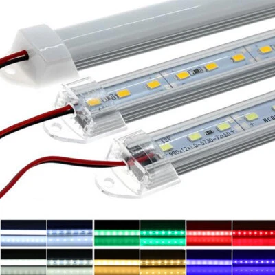 5pcs/lot 50CM U Aluminium shell DC 12V 36 SMD 5630 LED Hard Rigid LED Strip Bar - Image 1 of 4