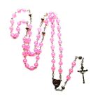 8mm Prayer Beads Luminous Rosary Necklace Christ for Pendant Necklac