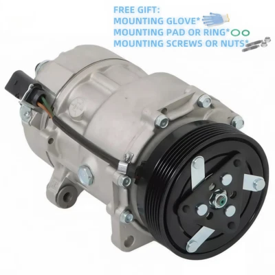 Fit For 2001-2005 Volkswagen Beetle 1.8L l4 A/C Compressor And Clutch 1J0820803B - Image 1 of 4