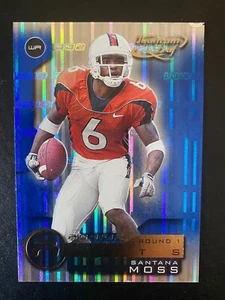 Santana MOSS 2001 Rookie Card Quantum Leaf Foil #224 New York Jets - Picture 1 of 2