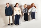 Dollhouse Family People Porcelain Dolls Modern Poseable 1:12 Scale Miniatures