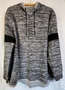 Retrofit Herren Hoodie Langarm Pullover weich grau schwarz Gr. XL - Bild 1 von 12